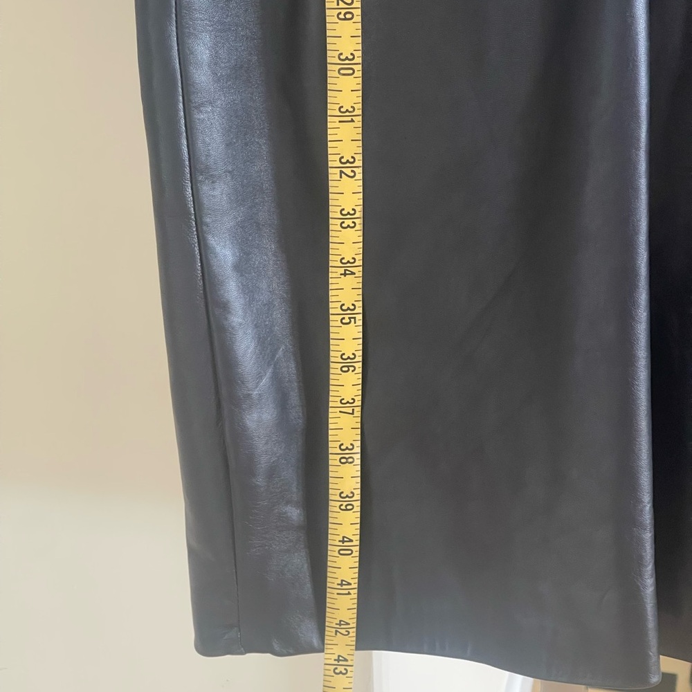 VINTAGE MARC JACOBS BLACK LEATHER DRESS - Picture 6 of 16